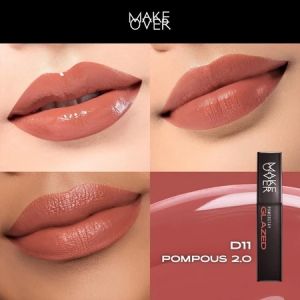MAKE OVER Powerstay Glazed Lock Lip Pigment || Plump Glazed Next Level || Lip Gloss || Lip Cream || Transferproof Pigmented