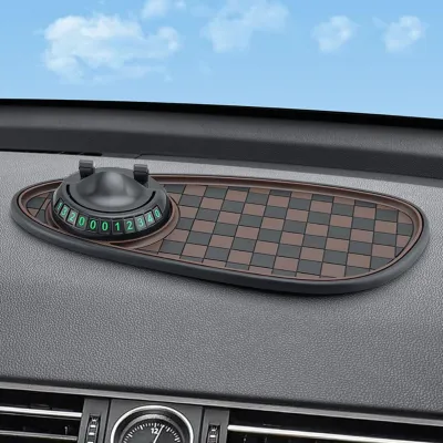 【GWEXMRRI】 Car Dashboard Anti Slip Mat Sticky Pad Car Phone Holder Bracket Parking Phone Number Plate Dashboard Organizer Mat ⚡