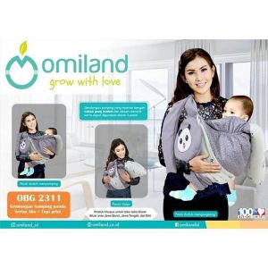 Gendongan Bayi Samping Omiland Panda Series OBG2311/ Gendongan Ransel Bayi/ Gendongan Hepseat Bayi/ Gendongan Baby Newborn Polos Karakter/ Gendongan Bayi Terbaru Harga Terjangkau/ Gendongan Bayi Polos Termurah/ Promo Hadiah Kado Gift Gendongan Bayi