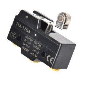 Công tắc hành trình CM-1704 giới hạn đòn bẩy bánh xe kim loại ngắn chất lượng tốt