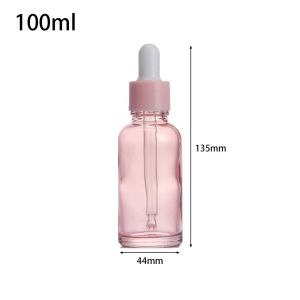 DECORATE X 1Pcs รีฟิล ขวดหยดขวด กระจกสำหรับผู้หญิง 5ml 10ml 15ml 20ml 30ml 50ml 100ml ขวดน้ำมันเซรั่ม ทนทานต่อการใช้งาน ใสสะอาด เครื่องจ่ายน้ำหอม เครื่องสำอางน้ำมันหอมระเหย
