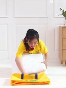 Baicaoyuan Túi đựng chăn mền mẫu giáo Túi xách đồ dùng trẻ em Túi đựng quần áo chăn mền Túi tổ chức hành lý