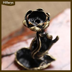 [Hillarys] Pure copper backflow incense Buddha hand lotus brass incense frame incense Zen tea ceremony table tea table furnishings