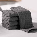 Microfiber Dish Cloth Coffee Machine Cleaning Towel Soft Absorbent Kitchen Drying Rag Kain Lap 抹布. 