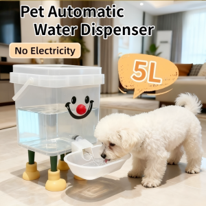 3/5L Pet Automatic Water Dispenser Ultra Quiet  Large Capacity Transparent Cat Drinking Fountain Dog