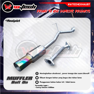 KNALPOT BOLT ON PELANGI CARRY FUTURA