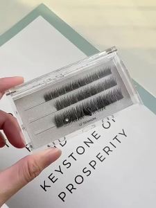 Dark Swan Secret 05 Ultra Dense Natural Looking Womens False Eyelashes Single Cluster Set Denmark Brand Beauty Tool