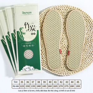 Đệm Lót Đế Giày Than Tre Hoạt Tính Khử Mùi Kháng Khuẩn Miếng Lót Giày Chống Hôi Chân Thấm Hút Thoáng Khí Cho Nam Nữ TIDO TIDO