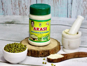 Arasi Skin Care pack Green gram powder 120g |Moong Dal Pachai Payaru Mung Bean Cherupayar Hesaru Kaalu Muga Powder
