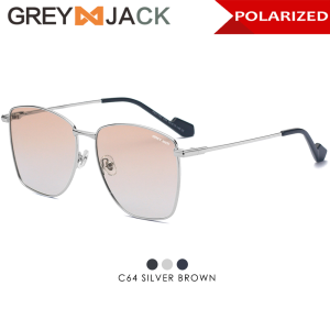 Grey Jack Kacamata Hitam Sunglasses Polarized Anti Silau UV400 Model Kotak Ringan Unik Fashion Laki-laki dan Wanita 31760