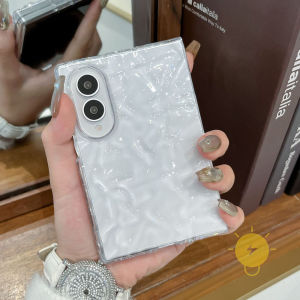 For Phone Case Transparent TPU Fold Translucent Phone Case For i 15 Cover 手机壳 Aesthetic Korean Cute