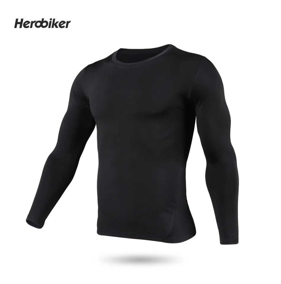 HEROBIKER Mens Thermal Underwear Set Skiing Winter Warm Base Layers Tight Long  Johns Top & Bottom Set with Fleece Lined Black at  Men's Clothing  store