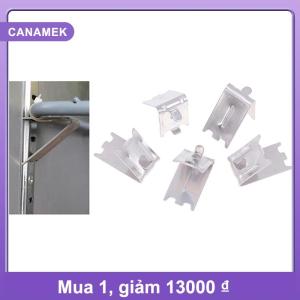 【CANAMEK】 5 cái 304 thép không gỉ Kệ tủ lạnh hỗ trợ kẹp thương mại Tủ đông Kệ Clip Khung kệ bộ phận phụ kiện nhà
