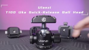 Ulanzi T100 Uka Quick Release Ball Head Tripod Mount for DSLR Camera