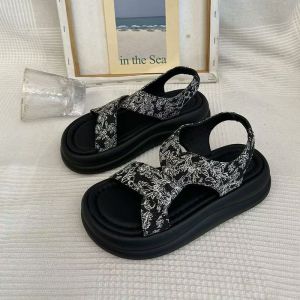 [Free Shipping] PLOVER Summer Sandals For Women Stylish And Sophisticated With Thick Soles Platform Design And A Modern Chinese Style Inspired By Roman Sandals