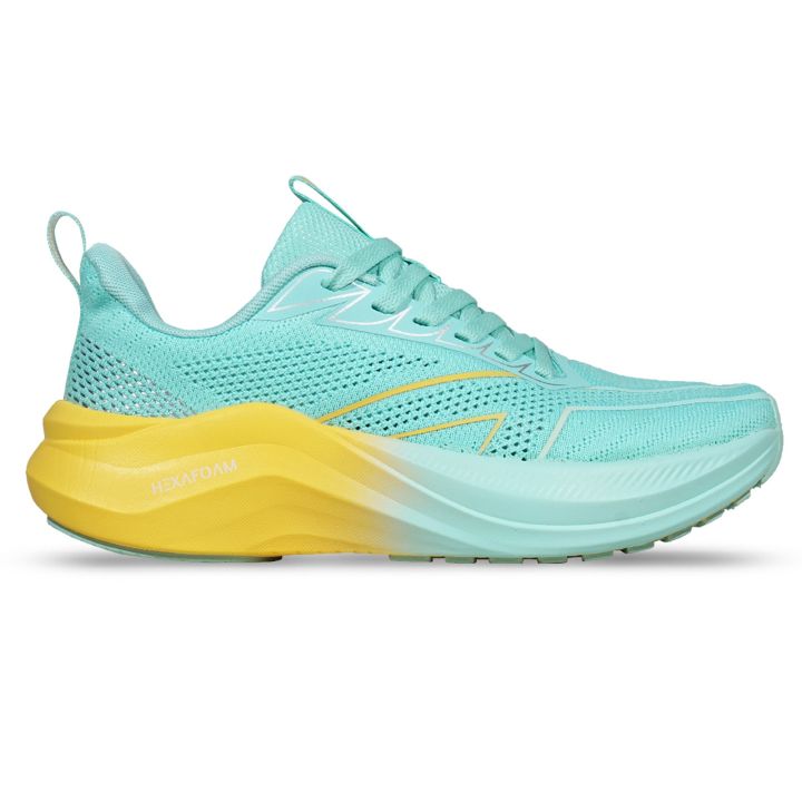 Green And Yellow Running Shoes Decathlon Men Lime Green Synthetic