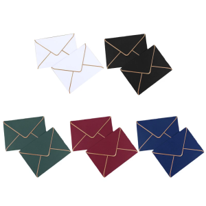 7 x 5 Inches Envelopes Solid Color Envelopes Envelopes Office Writing Stationary Supplies for Business Budgeting