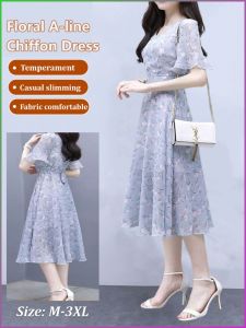 Summer Long Dresses Three-dimensionality Vintage Style Dress for Women Zipper Closure Cuffs