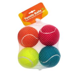 Tear Resistant Puppies Chew Tennis Ball Featuring Dental Care Ridges And Springy Rebounding For Outdoor Exercise