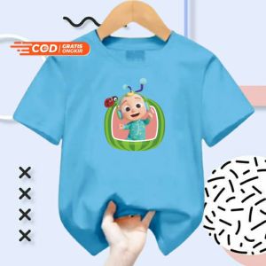 Atasan Kaos anak Cewek/Cowok usia 1-12th Baby Melon