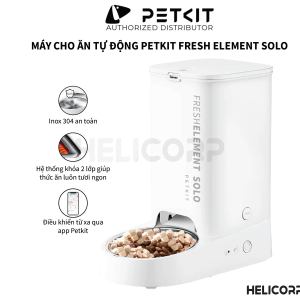 Máy ăn cho chó mèo Petkit Fresh Element Solo with Camera - HeLiCorp