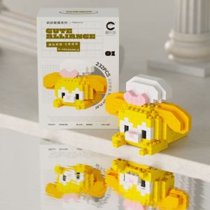 Building Block Mini Cartoon Block Education DIY 三丽鸥卡通玉桂狗美乐蒂草莓熊积木 Blok Mini Kartun Cinnamoroll Melody Sanrio Nano 3D Diamond