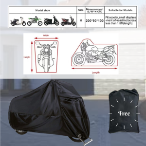 Motorcycle/Honda/Motor/Selimut/Cover/Bike/Waterproof/Motorcycle Cover/Motor Bike/Cover Motor Waterproof/Motor Honda/Motor Sarung/Waterproof Cover Honda Motorcycle/Motorcycle Cover Water Proof Rain/Bicycle Cover