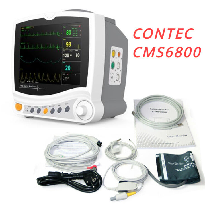 CONTEC CMS6800 ICU Multi-Parameter Patient monitor Hospital Vital Signs ...
