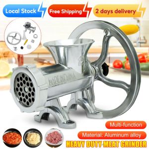 Heavy Duty Meat Mincer Grinder Manual Hand Operated Home Kitchen Beef Maker Food Processor
