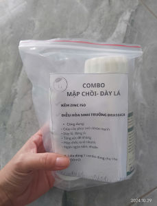 COMBO MẬP CHỒI - DÀY LÁ (KẼM ZIN750 + ĐIỀU HÒA SINH TRƯỞNG BRASSICA) DÙNG CHO 1 HA
