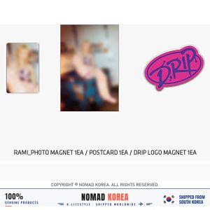 BABYMONSTER Drip Magnet + Postcard Set Official Kpop MD Goods