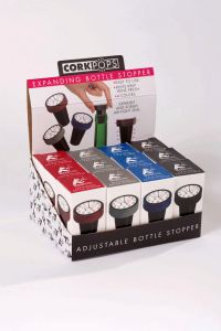 ADJUSTING BOTTLE STOPPER ( Brand: CORKPOPS )