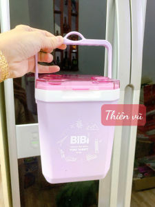 Bình đá đựng trà sữa thùng đá mini pha cà phê bình đá giữ nhiệt 1 lít tiện lợi