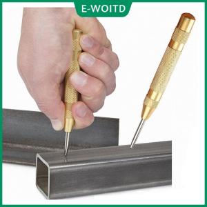 【E-WOITD】 5 Inch Automatic Center Pin Punch Spring Loaded Mark Starting Holes Tools