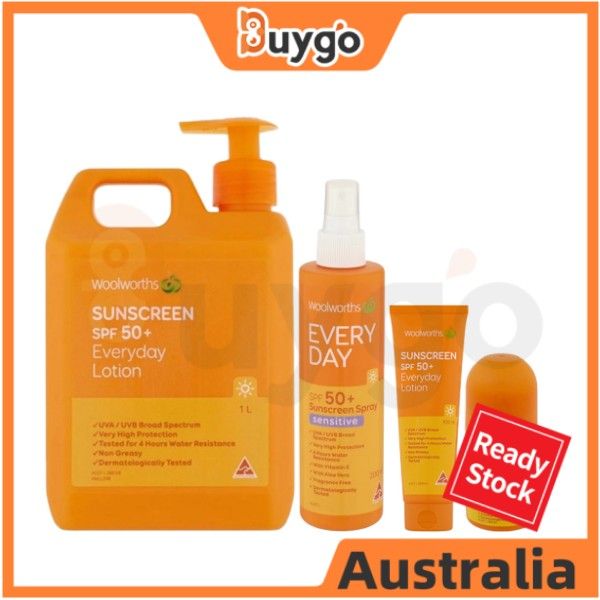 Woolworths Sunscreen SPF 50+ Everyday Lotion 1L
