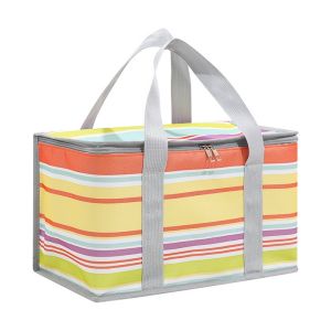 Outdoor Large Picnic Bag Portable Lunch Bag Insulated Fresh Keeping Camping Storage Bag Thickened Foil Bento Bag Travel Tote Bag