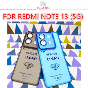 REDMI NOTE 13 (4G/5G) / REDMI 13C (4G) / REDMI NOTE 13PRO 5G / REDMI 13 (4G) Soft Transparent Back Case WITH Camera Protector
