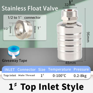 304 stainless steel float valve water tank automatic water level control valve automatic shut-off ball micro float valve water full stop automatic water replenishment switch