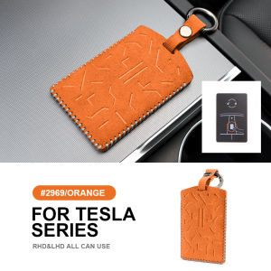 For Tesla Model 3 Y X S Key seelve AIRSPEED Suede Keyseelve Card Key Case Suede Car Card Protection Bag Car Accessories