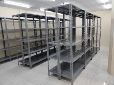 Kệ Sắt V Lỗ Lắp ghép: Dài 1m2 x Rộng 30cm Gồm 23456 Tầng – Đủ Các Loại Phân Tầng