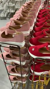 Plus Size Summer New WomenS Wedge Heel Thick-Soled Denim Outdoor Slippers