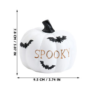 ZEEMIN Halloween Decor home outdoor Ornaments Resin Thanksgiving Pumpkin Set Fall Pumpkin Fall Thanksgiving Harvest Home Decorations