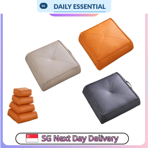 【DAILY ESSENTIAL】 Square PU Floor Cushion with Carry Handle Medium or Large