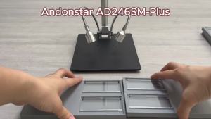 GREATLH Andonstar 2025 Hot Trinocular 2000X UHD 2160P HDMI Digital Microscope AD246SM-Plus for PCB SMD Soldering for Phone Repair Tools