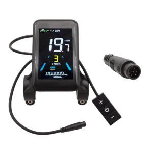 Electric Bike Color Display 24V 36V 48V Color Display Panel Connector for Multiple Electric Bike