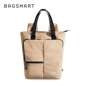 BAGSMART กระเป๋าเป้สะพายหลังขนาดใหญ่สำหรับผู้หญิงกระเป๋าเดินทางน้ำหนักเบากระเป๋าเป้สะพายหลังกันน้ำเหมาะกับแล็ปท็อป 15.6 นิ้ว