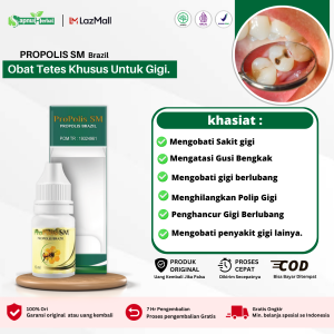 Propolis SM - Obat Gigi Sering Nyut Nyutan Obat Sakit Gigi Berlubang Obat Gigi Keropos Berlubang Obat Gusi Bengkak Obat Gigi Goyang Agar Copot Obat Sakit Gigi Kropok Obat Gigi Rusak Obat Gigi Berlubang Obat Gigi Bolong Obat Gigi Hitam
