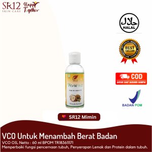 SR12 VCO Virgin Coconut Oil 100% Minyak Kelapa Murni Menambah Berat Badan