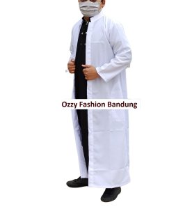 DISKON jubah sholat LUARAN pria / outer priamuslim terbaru / cardigan pria muslm terbaru / COD jubah LUARAN pria termurah Ozzy Fashion