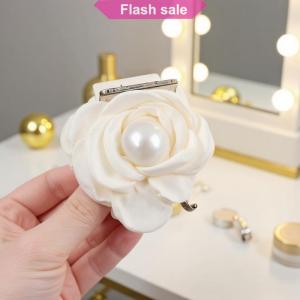 Flash Sale Elegant Rose Flower Hair Claw For Women Girls Sweet Hair Ornament Back Head Floral Hair Clip Hairpin Fashion Hair Accessories